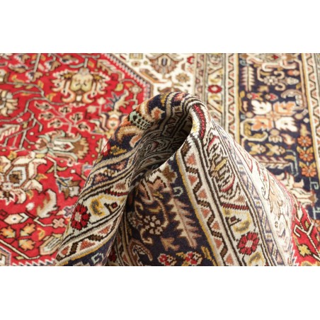 Tappeto Tabriz Persia rosso bianco 203x300