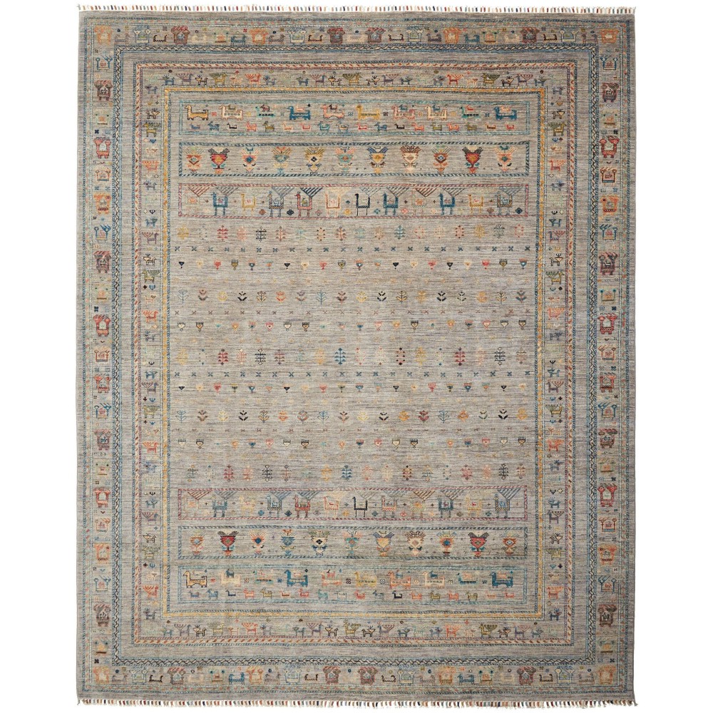 Tappeto Rubin Pakistan marrone azzurro 248x306 Tappeto Rubin Pakistan marrone azzurro 248x306