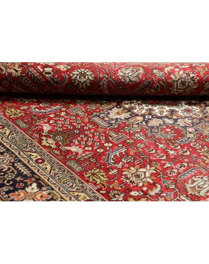 Tappeto Tabriz Persia rosso bianco 203x300