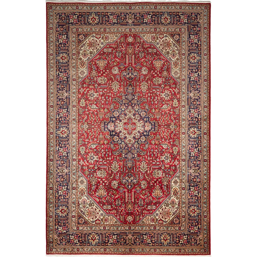 Tappeto Tabriz Persia marrone 200x307