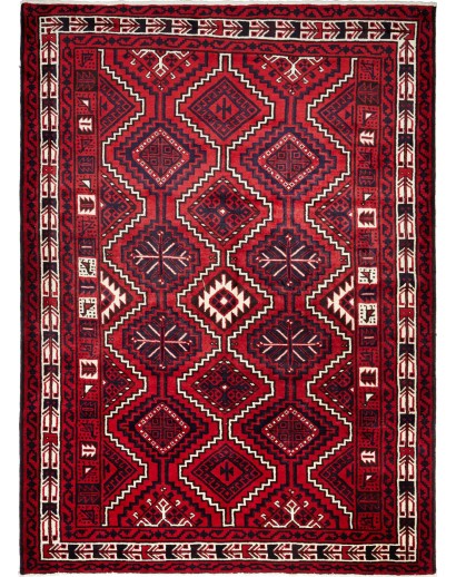 Tappeto Lori Persia grigio rosso 226x306