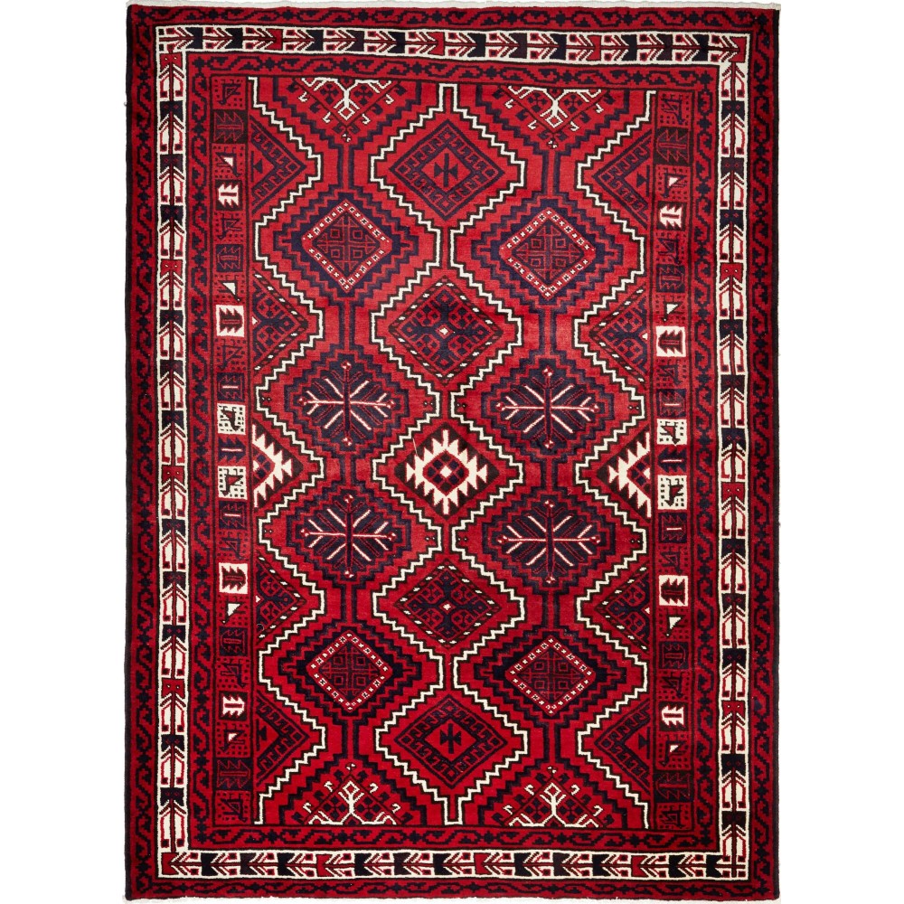Tappeto Lori Persia grigio rosso 226x306