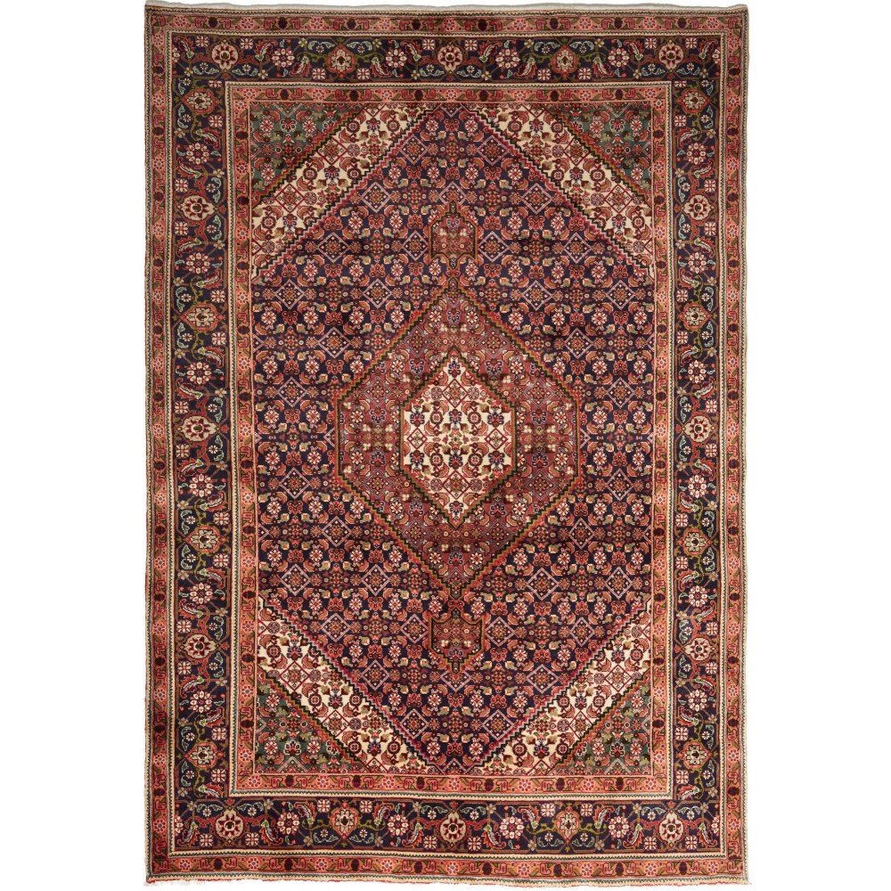 Tappeto Tabriz Persia marrone arancione 200x290