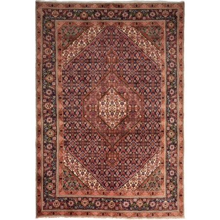 Tappeto Tabriz Persia marrone arancione 200x290