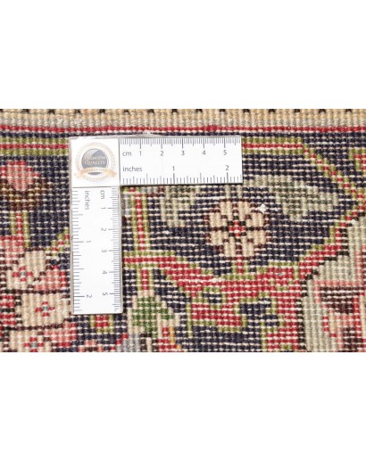 Tappeto Tabriz Persia marrone arancione 200x290