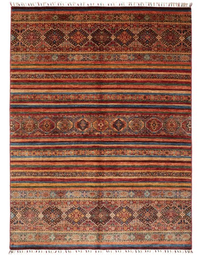 Tappeto Samarkand Pakistan marrone giallo 173x228