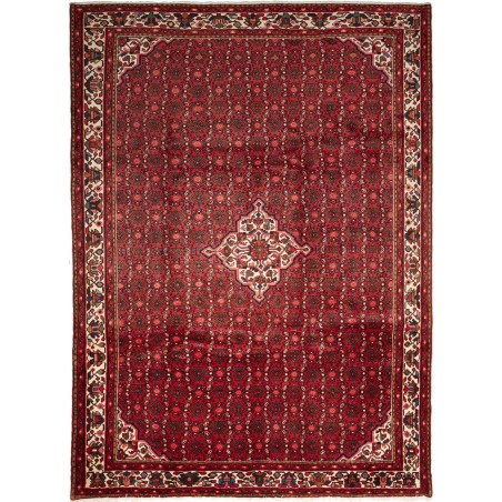 Tappeto Hosseinabad Persia marrone giallo 222x300