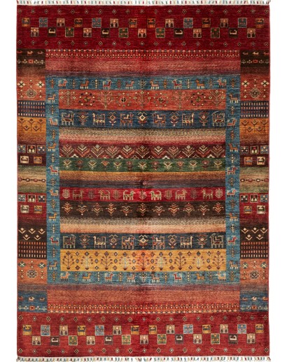 Tappeto Fun Collection Pakistan marrone arancione 175x243