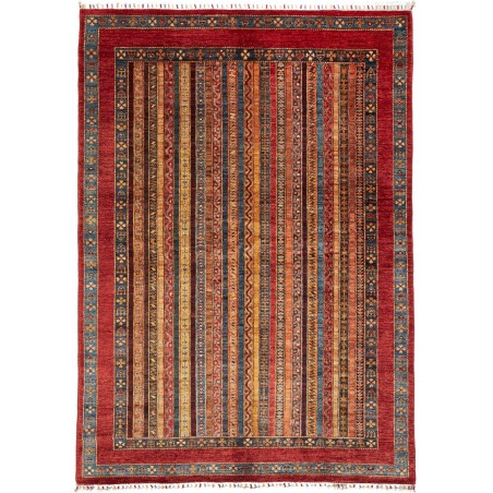 Tappeto Shall Pakistan marrone giallo 175x245