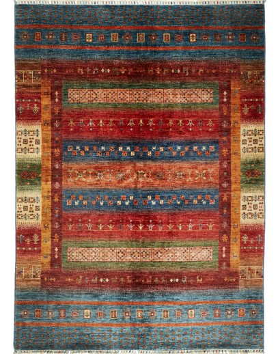 Tappeto Fun Collection Pakistan marrone arancione 156x214