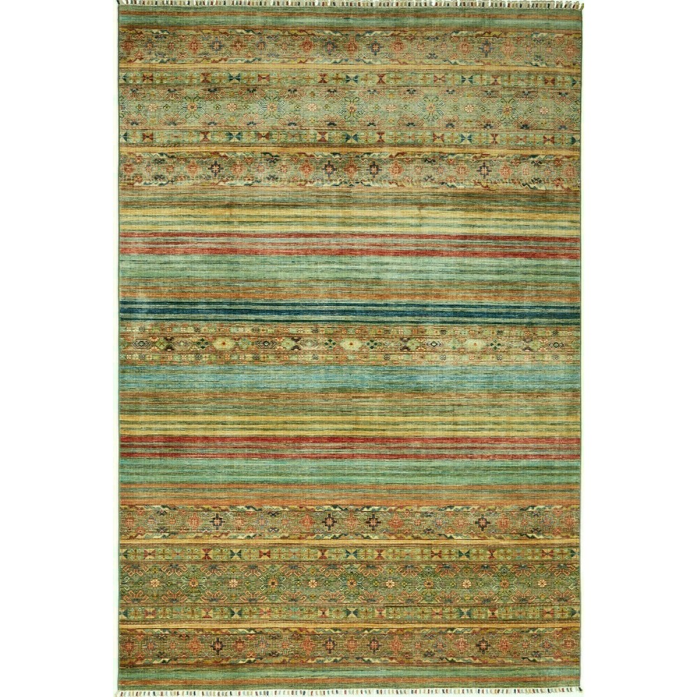 Tappeto Rubin Pakistan bianco grigio 201x294 Tappeto Rubin Pakistan bianco grigio 201x294