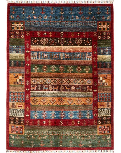 Tappeto Fun Collection Pakistan marrone arancione 150x207