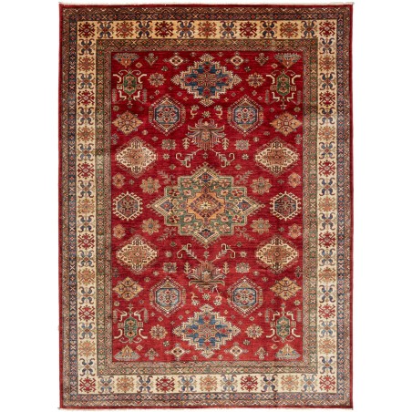 Tappeto Kazak Fine Pakistan marrone grigio 209x290