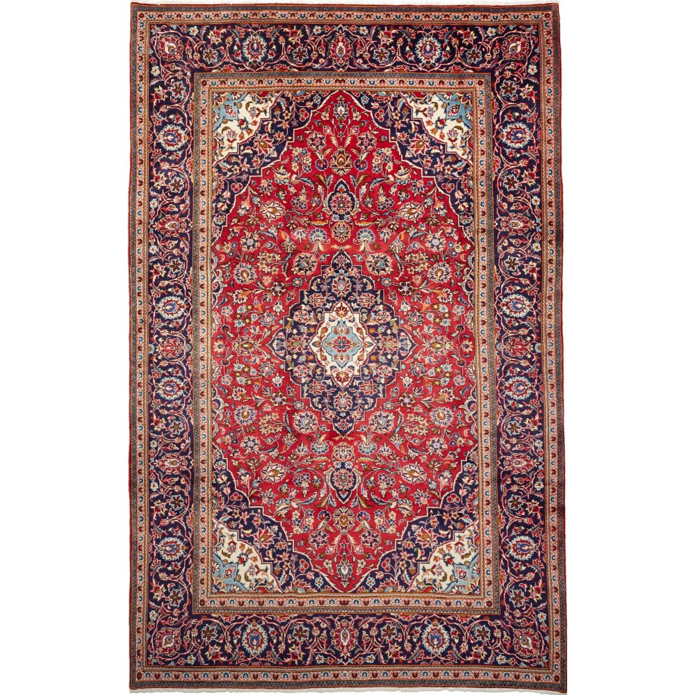 Tappeto Ardakan Persia marrone bianco 197x304