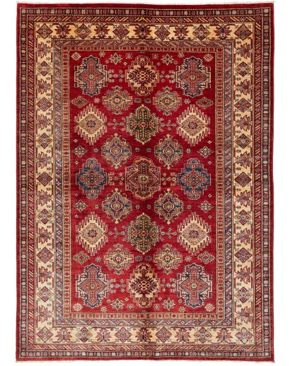 Tappeto Kazak Fine Pakistan marrone grigio 180x250