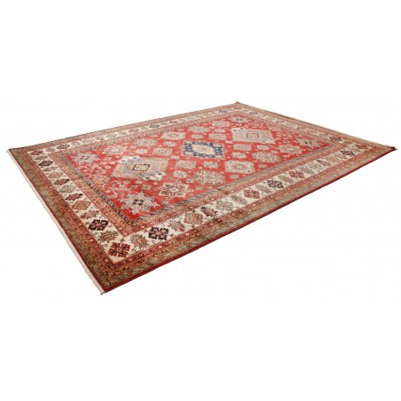 Tappeto Kazak Fine Pakistan marrone giallo 280x370