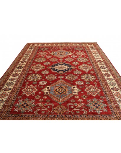 Tappeto Kazak Fine Pakistan marrone giallo 280x370