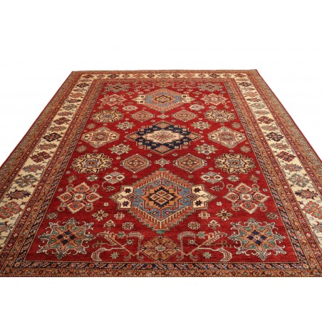 Tappeto Kazak Fine Pakistan marrone giallo 280x370