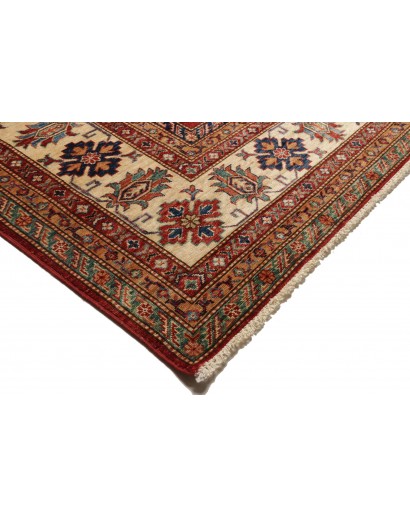 Tappeto Kazak Fine Pakistan marrone giallo 280x370