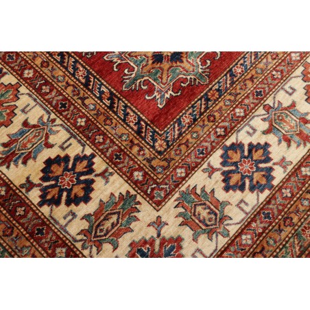 Tappeto Kazak Fine Pakistan marrone giallo 280x370