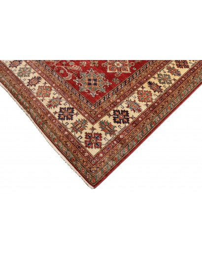 Tappeto Kazak Fine Pakistan marrone giallo 280x370