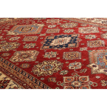 Tappeto Kazak Fine Pakistan marrone giallo 280x370