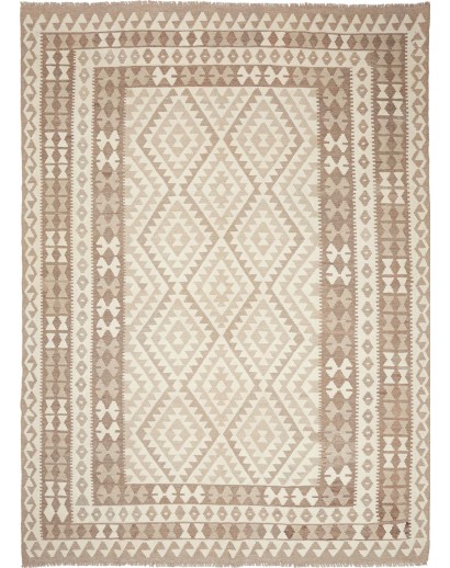 Tappeto Kilim Afghanistan beige azzurro 210x290