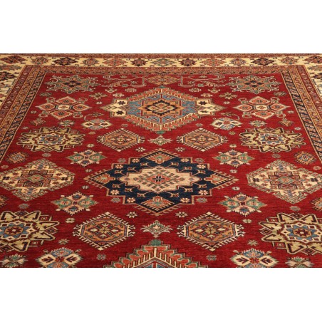 Tappeto Kazak Fine Pakistan marrone giallo 280x370