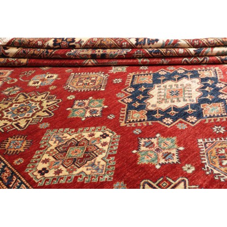 Tappeto Kazak Fine Pakistan marrone giallo 280x370