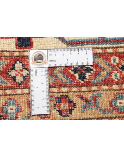 Tappeto Kazak Fine Pakistan marrone giallo 280x370