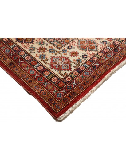 Tappeto Kazak Fine Pakistan marrone giallo 297x410