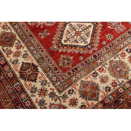 Tappeto Kazak Fine Pakistan marrone giallo 297x410