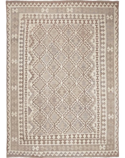 Tappeto Kilim Afghanistan azzurro bianco 209x293