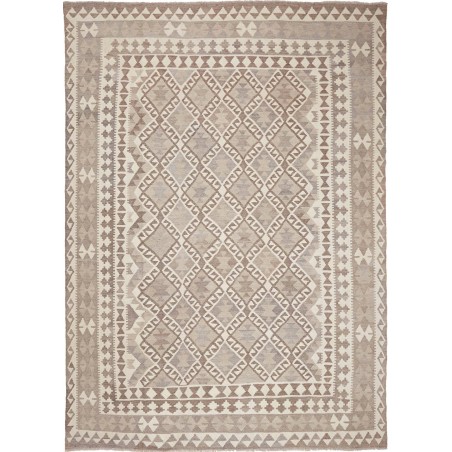 Tappeto Kilim Afghanistan azzurro bianco 209x293