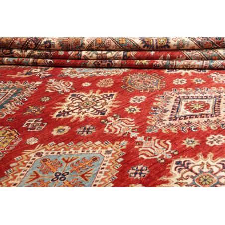 Tappeto Kazak Fine Pakistan marrone giallo 297x410