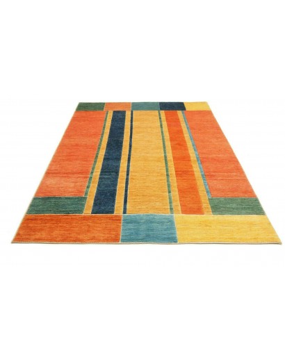 Tappeto Barjesta Pakistan marrone grigio 171x236