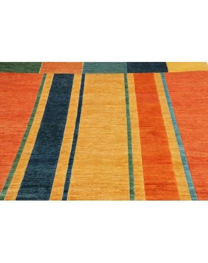 Tappeto Barjesta Pakistan marrone grigio 171x236