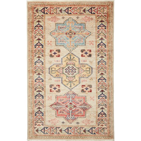 Tappeto Kazak Fine Pakistan marrone azzurro 77x134