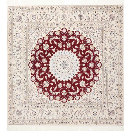 Tappeto Nain 6La Persia bianco marrone 157x157