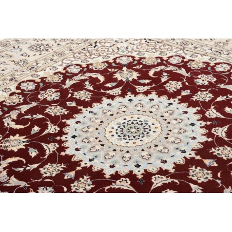 Tappeto Nain 6La Persia bianco marrone 157x157