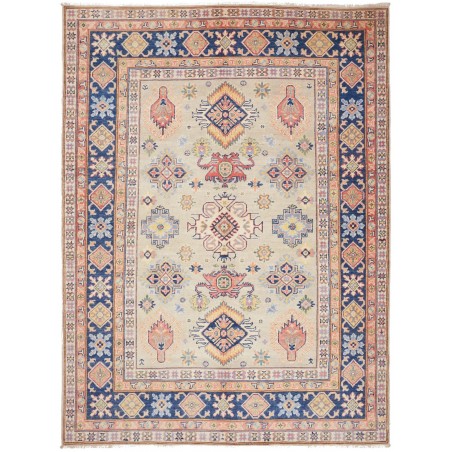 Tappeto Kazak Afghanistan beige blu 175x238