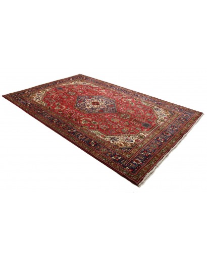 Tappeto Tabriz Persia marrone giallo 200x308