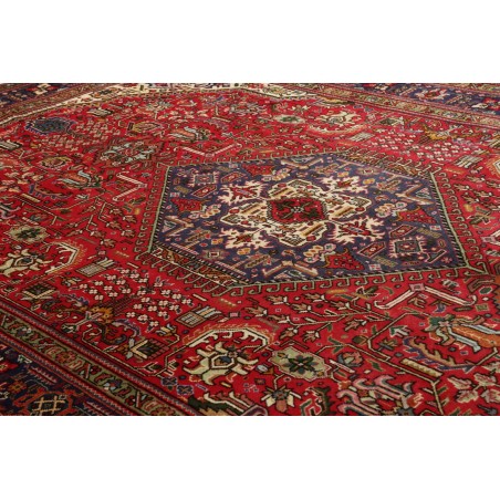 Tappeto Tabriz Persia marrone giallo 200x308