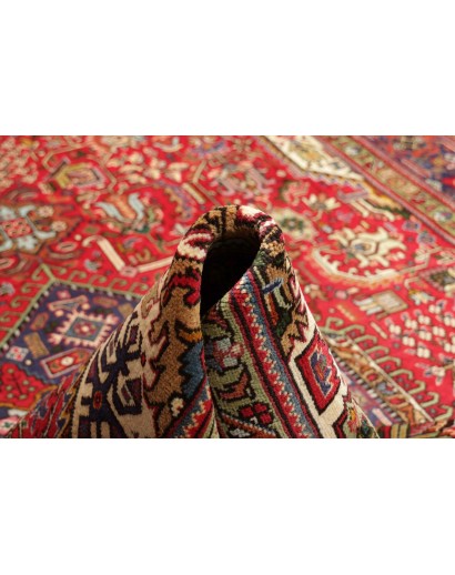 Tappeto Tabriz Persia marrone giallo 200x308