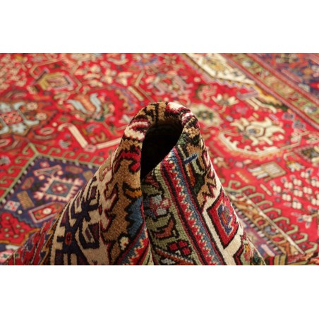 Tappeto Tabriz Persia marrone giallo 200x308