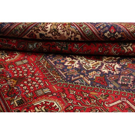 Tappeto Tabriz Persia marrone giallo 200x308