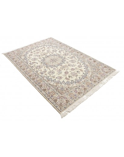 Tappeto Nain 9La Persia bianco verde 134x202