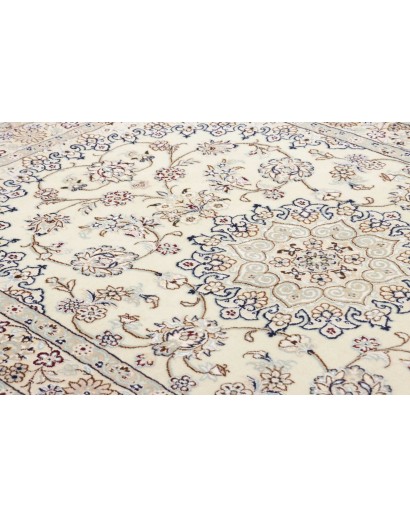Tappeto Nain 9La Persia bianco verde 134x202