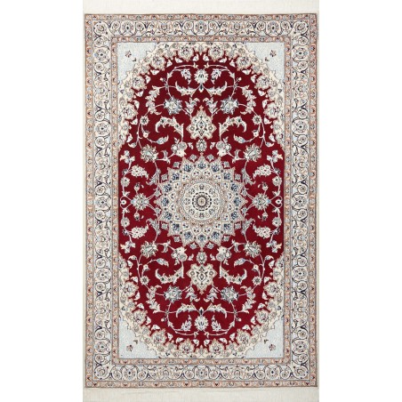 Tappeto Nain 9La Persia bianco marrone 135x217