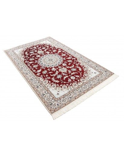 Tappeto Nain 9La Persia bianco marrone 135x217